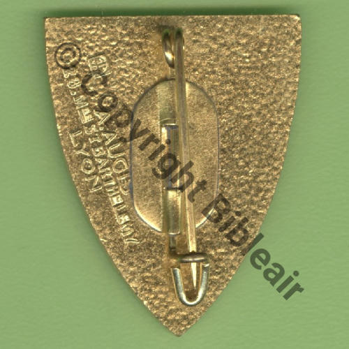 A0581 04e.EC 53.70 RFA LUXEUIL A0581  A.AUGIS ST.BARTH LYON 3Lig Bol fenetre allonge Dos grenu Poincon AA Lyon SNH NOMS FINS SUR FOND CUIVRE Src.Y.GENTY 15Eur03.24 